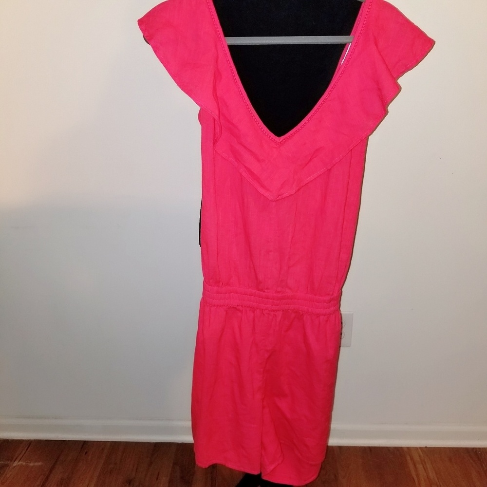 Open Back Romper with Side Pockets
